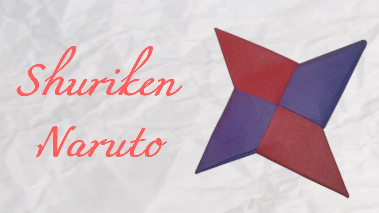 Origami ! Shuriken de Naruto [ HD ] - YouTube