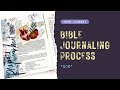 Bible Journaling Process - Open Journey &quot;NOW&quot; - Embossing Glaze Seal