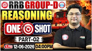 RRB Group D Reasoning Classes 2026 | Railway Group D Reasoning One Shot Class by Shobhit Sir