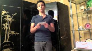 Speech to Entertain - Introduction Speech COMM 1201-006