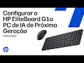 Como configurar o HP EliteBoard G1a Next Gen AI PC