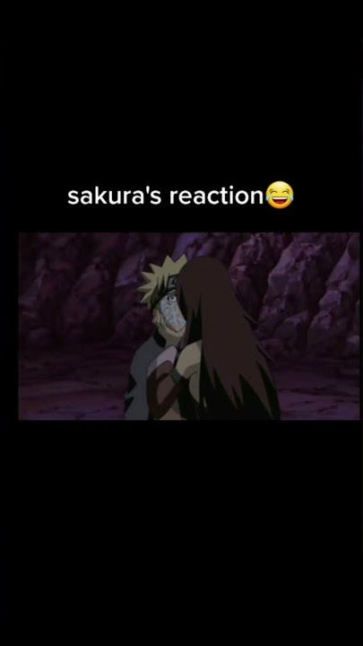 Sakura's reaction when a girl kissed naruto #naruto #anime