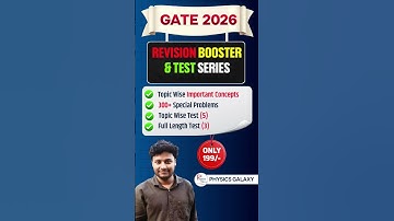 GATE 2026 Physics | Revision Booster & Test Series @ ₹199 Only #gatephysics #gate #gate2026 #iitjam