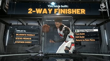 NBA 2K20 2-WAY FINISHER WITH HOF SHOOTING BADGES!!! BEST LOCKDOWN BUILD IN NBA 2K20!!