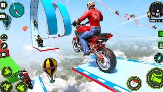 Real Bike Racing Games || Impossible Road Gameplay 2023=Bike Games | screenshot 4
