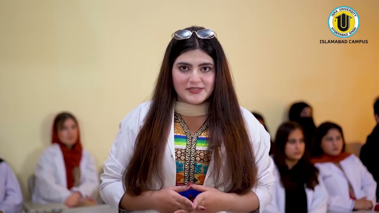 Student of DPT at Isra University Islamabad Campus, expressing their views.