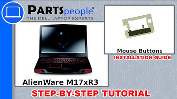 Dell AlienWare M17xR3 Mouse Buttons Replacement Video Tutorial