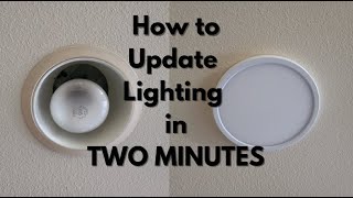 How to Update Can Lights to MODERN LIGHTING in One Minute DIY HOME IMPROVEMENT screenshot 2