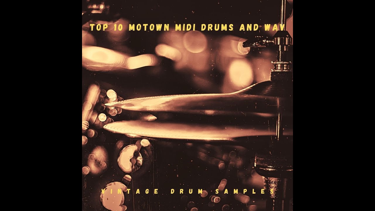 TOP 10 MOTOWN MIDI DRUM LOOPS AND WAV demo