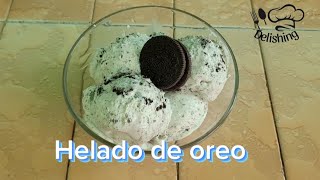 Helado de oreo | Delicioso, sin máquina y con pocos ingredientes