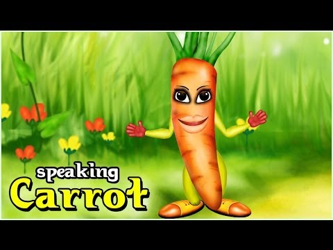 Speaking Carrot - Kids Animated Story - Animated / Cartoon Stories For Kids