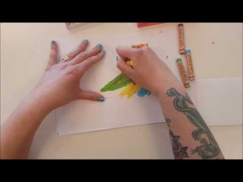 Video: Hur Man Blandar Oljepastell Eller Markörer I En Zen Doodle-ritning