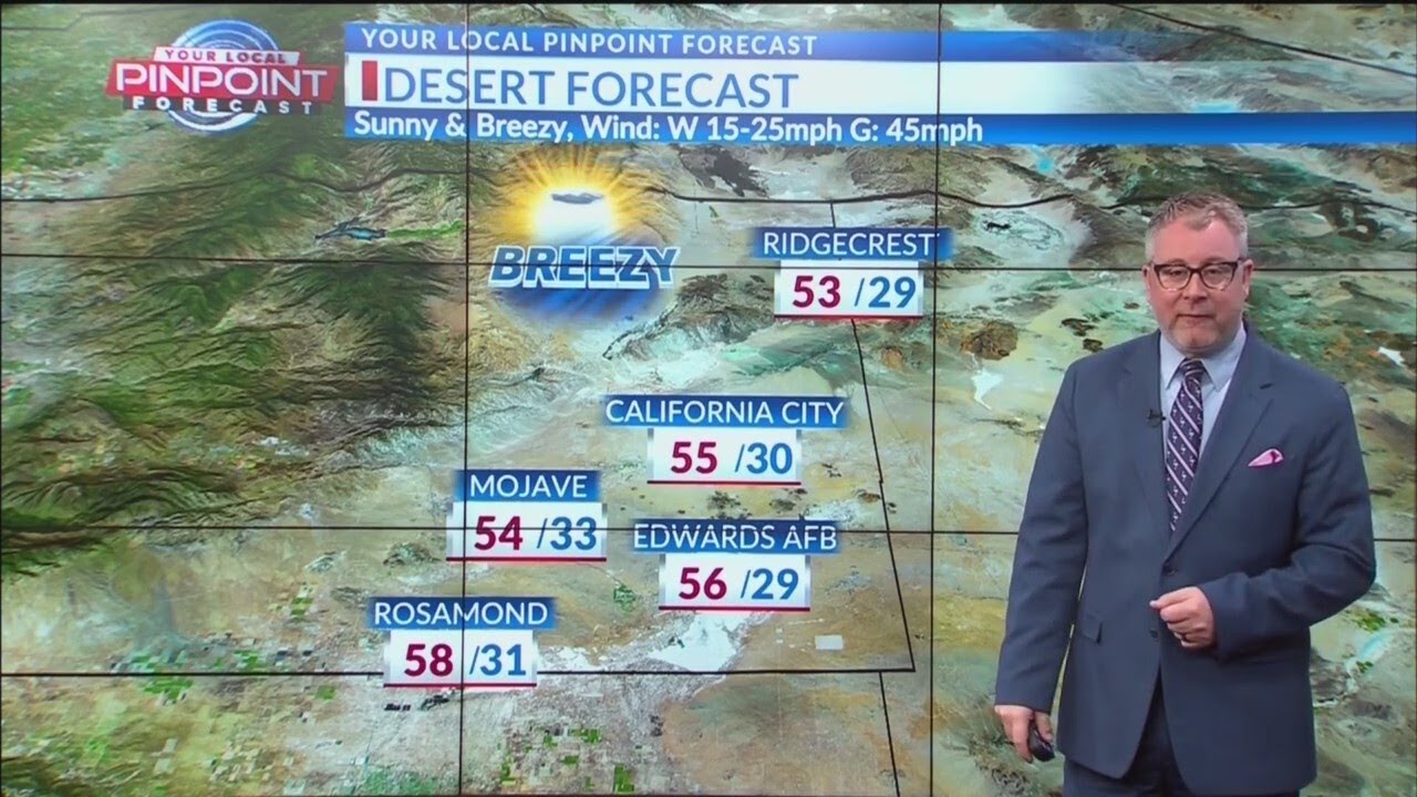 Expect sunny skies with highs in the mid 40s in Kern's weekend forecast ...