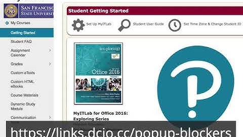 How to enter SFSU Student ID into MyLab IT