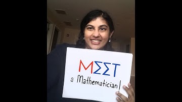 MEET a Mathematician! - Sherli Koshy Chenthittayil