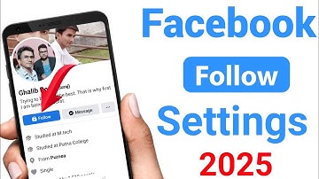 facebook followers settings 2025 | How To Add Follow Button on Facebook Account | fb follow button
