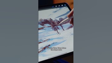 Make quick work of touch-ups with #Procreate