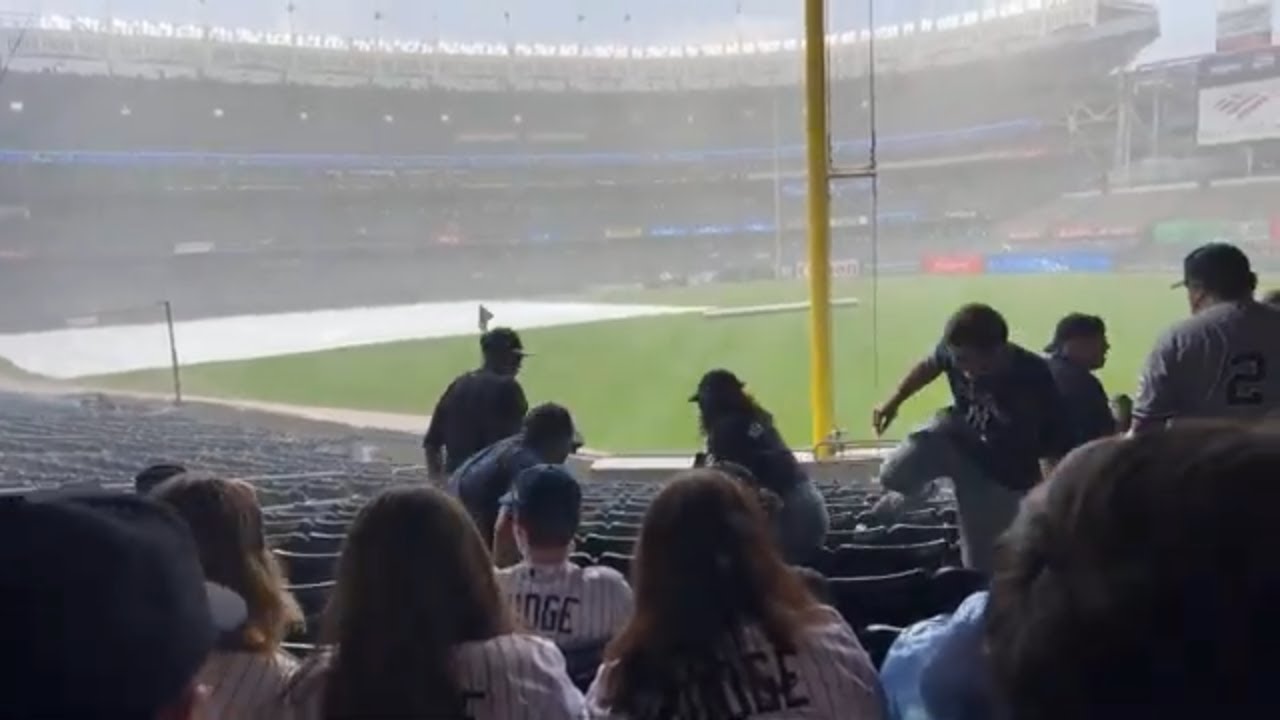 Yankee Game Rain Delay Today