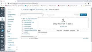 Editing files and folders in Canvas