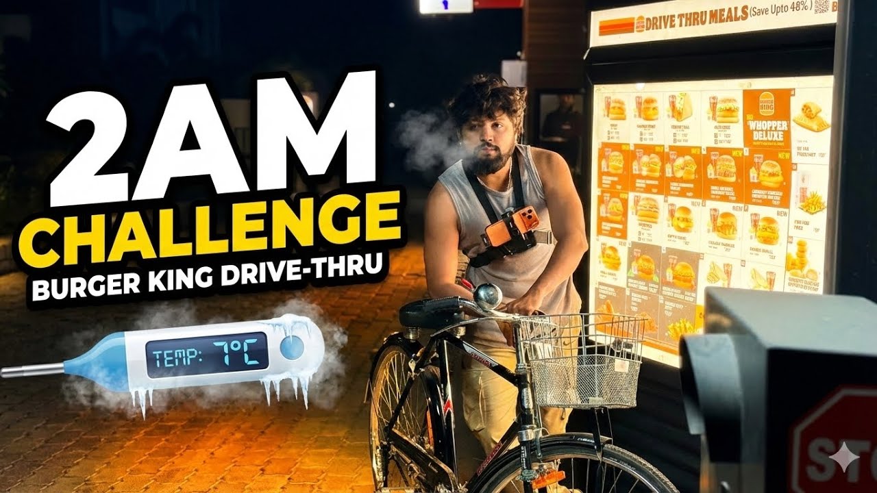 I Regret This… 2AM Burger King in 7°C Wearing a Tank Top