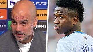 QUE MORAL! OLHA O QUE O GUARDIOLA FALOU DO VINICIUS JR