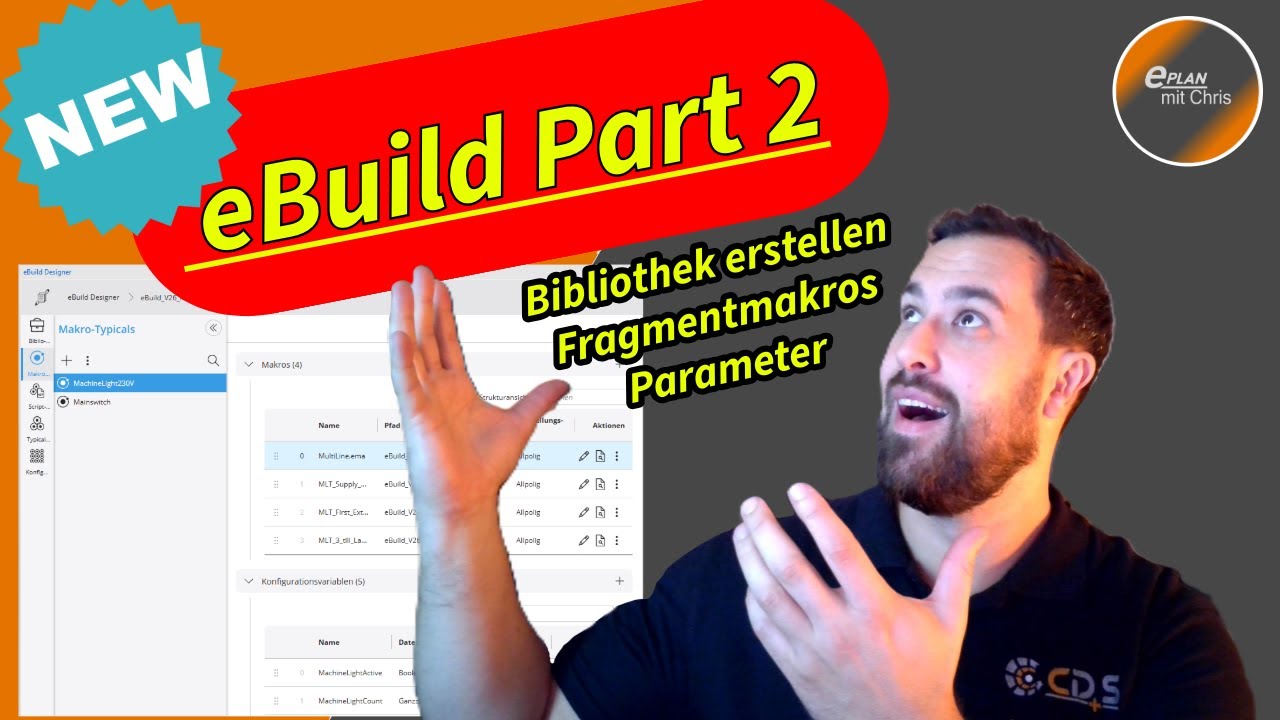 EPLAN eBuild Schritt für Schritt Part 2 – Eigene Bibliothek aufbauen, Fragment Makros und Parameter