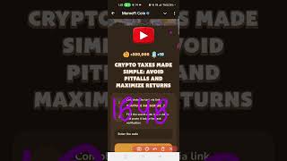 CRYPTO TAXES MADE SIMPLE: AVOID PITFALLS AND MAXIMIZE RETURNS#ytshorts