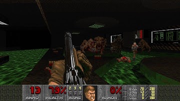 Doom 2 - Temporal Tantrum (Map 2: Retox) UV-Max (Map Author: Washing Machine Enthusiasts)