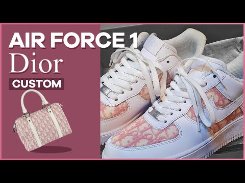 [CUSTOM]디올가방 뜯어서 신발에 붙여버린 사람 Feat.고등래퍼 PLUMA/AIRFORCE1 Dior CUSTOM!
