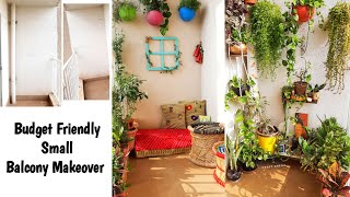 Budget friendly Balcony Makeover | Balcony decoration ideas | Vertical Garden idea | Rental friendly