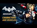 Batman: Arkham VR - All Character Bios and Vehicles