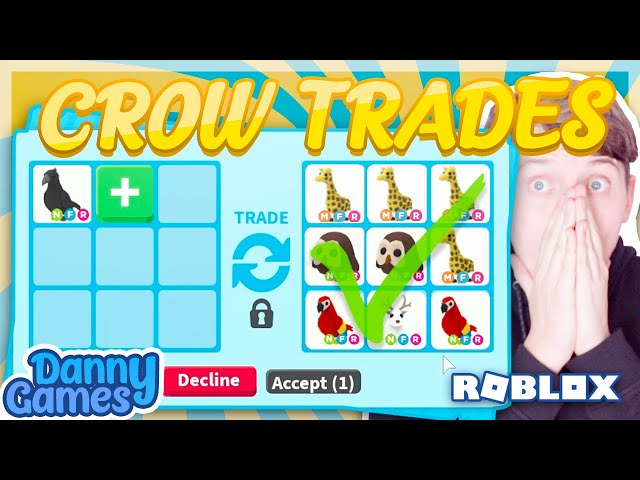 Adopt Me trade pick 1 crow Project by Zinc Zydeco