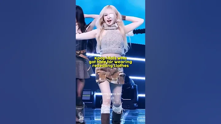 Kpop idols who got Hate for wearing Revealing Clothes || #Lisa #blackpink #aespa #kpop #shorts