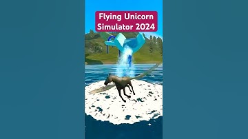 Transforming from Horse to Pegasus!😃#flyingunicornsimulator2024 #videogameland #short #transforming