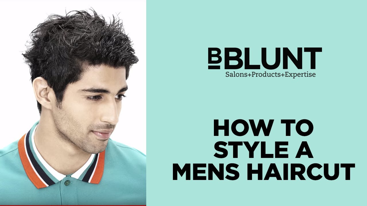 How To Style Men's Hair Cuts To Look Stylish | BBLUNT Do It Myself - YouTube
