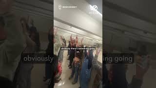 Students shelter during active shooter situation at Brown University before police escort them out