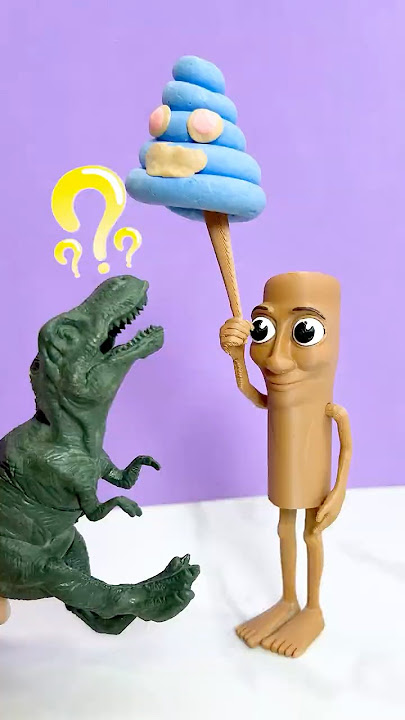 T-Rex Gave Tung Tung Sahur a Pile of Poop? | dinosaur video #tungtungtungsahur #trex