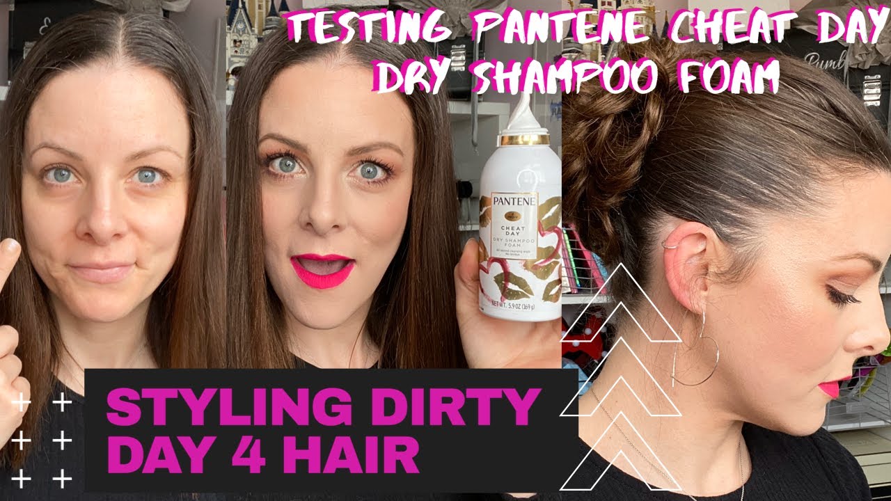 TESTING PANTENE CHEAT DAY DRY SHAMPOO FOAM | Get away with greasy hair ...