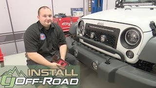 Jeep Wrangler JK License Plate Bracket STO N SHO 2007-2018 Installation -  YouTube