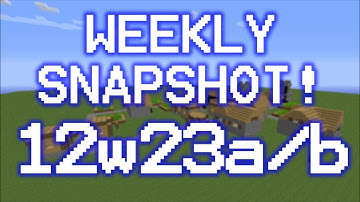 Minecraft Snapshot - 12w23b - "END PORTAL FRAME + ARROWS ON PRESSURE PLATES" (M011)