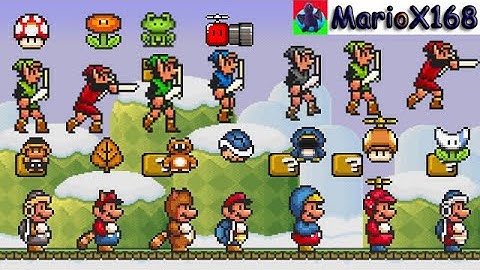 Power Up Link 7 - Super Mario Bros. X - SMBX - All Power-Ups - New Mario Maker