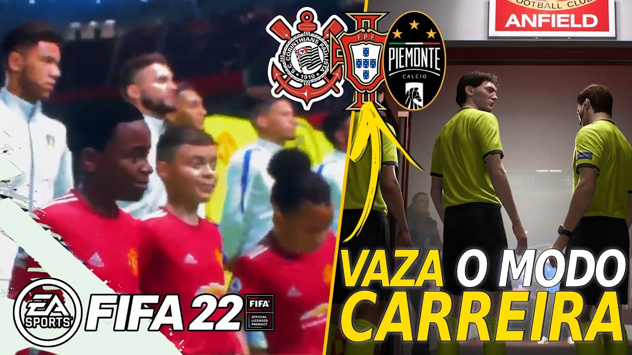 FIFA 22  MODO CARREIRA ONLINE VAZOU! 