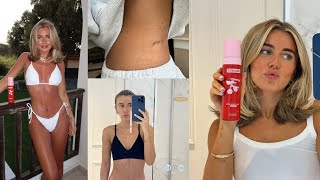 pack &amp; prep with me!! wee life update &amp; tanning routine!!