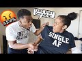 Wearing A "SINGLE AF" T-shirt To See How My FIANCÉ reacts..