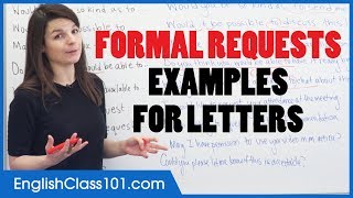 How to Make Formal Requests in English - English Letter Writing Examples screenshot 1