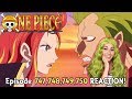 BARTO AND DESIRE! One Piece Episode 747, 748, 749, 750 REACTION!