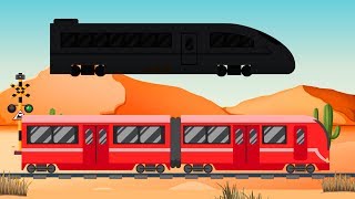 Мультфильм. Учим Силуэты Виды Транспорта.  Перепутали Машинки Мультик Wrong Cars