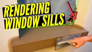 Top Tips for Rendering ( Making Window Sills With Sand Cement Render)