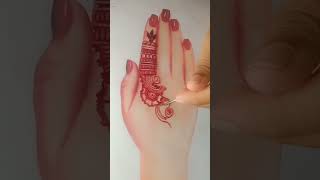 #finger henna mehndi design#simplemehndi#easymehndidesign#hennatatto#shorts#youtubeshortsvideos