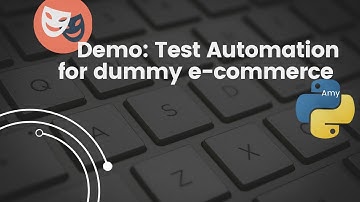 Test Automation: dummy e-commerce (place an order scenario)